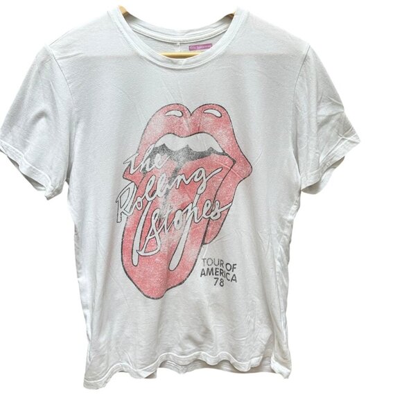 Rolling Stones Abercrombie &‎ Fitch Tour Of America 78 Graphic Tee Y2K Music SM - Picture 1 of 4